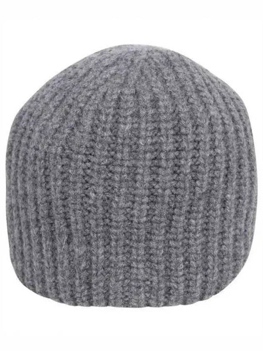 Gray 4 Bar Beanie MED MKH077A Y1007 Men s 1227407 - THOM BROWNE - BALAAN 1