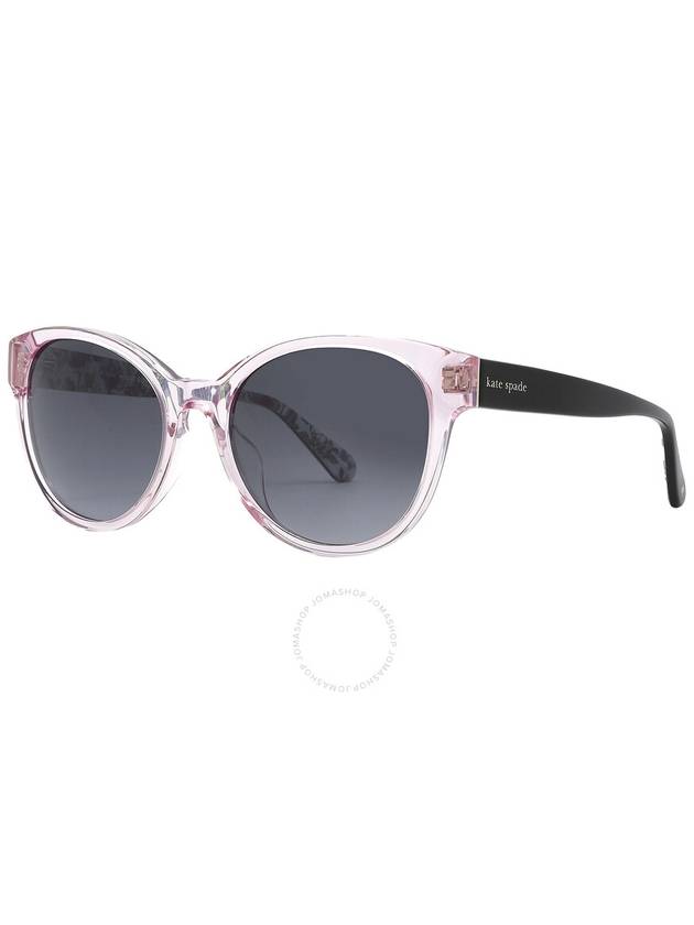 Kate Spade Grey Shaded Oval Ladies Sunglasses NATHALIE/G/S 035J/9O 55 - KATE SPADE - BALAAN 3