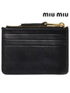 Matelasse Nappa Leather Card Wallet Black - MIU MIU - BALAAN 4