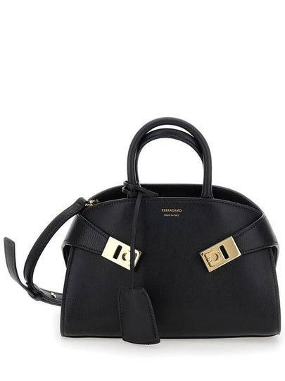 Hug Mini Bag Black - SALVATORE FERRAGAMO - BALAAN 2