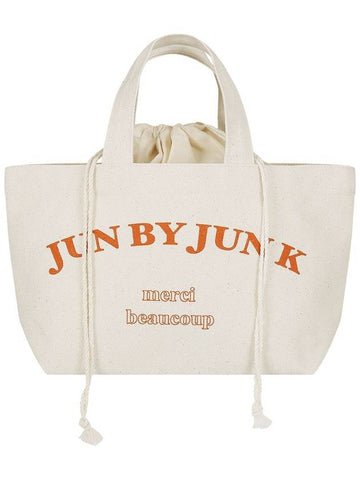 JK logo eco bag_orange - JUN BY JUN K - BALAAN 1