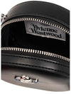 Mini round cross bag black 58020007WL001LN403 - VIVIENNE WESTWOOD - BALAAN 4