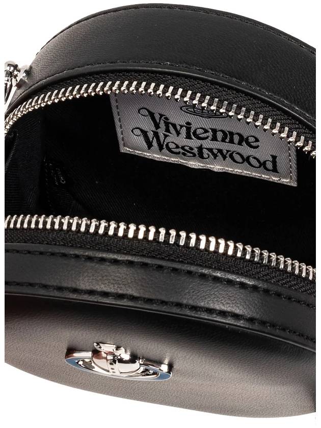 Mini round cross bag black 58020007WL001LN403 - VIVIENNE WESTWOOD - BALAAN 4