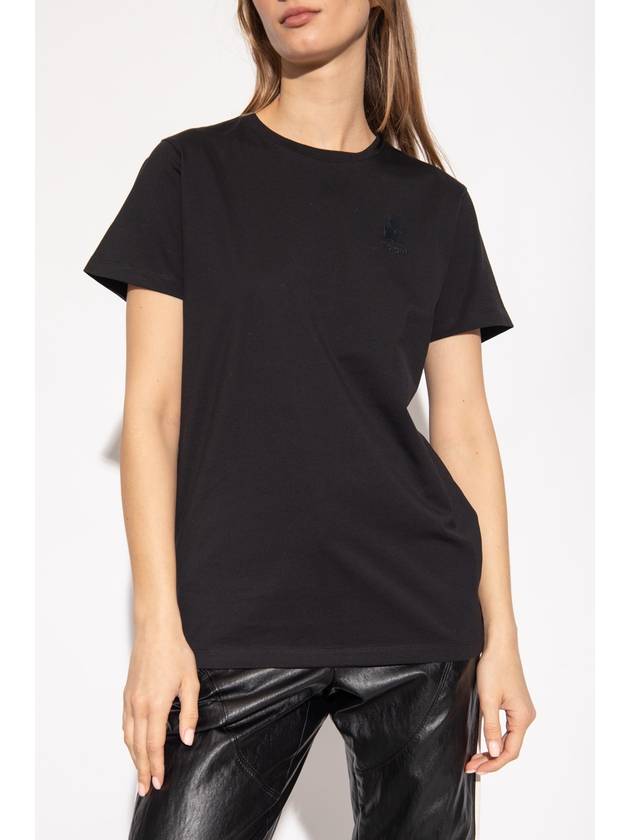 Marant Etoile ‘Aby’ T-shirt, Women's, Black - ISABEL MARANT - BALAAN 3