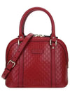 GG Microsima Dome Tote Bag Red - GUCCI - BALAAN.