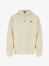 Prada Cotton Fleece Hoodie Natural - PRADA - BALAAN 2