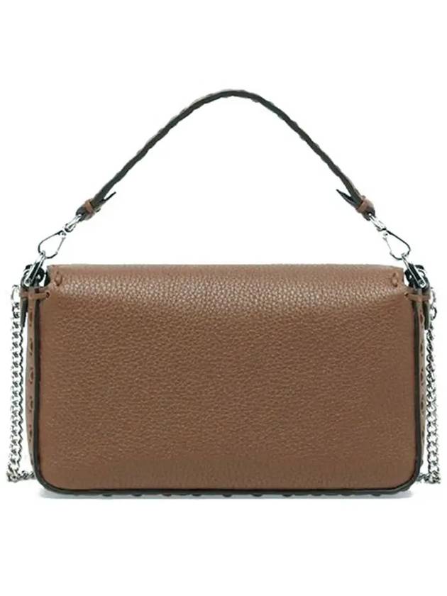 Baguette Selleria Small Shoulder Bag Brown - FENDI - BALAAN 4