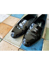 Best condition Chanel patent CC logo women s black loafer flats 37 5 - PRADA - BALAAN 3