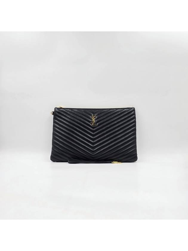 Women s Monogram Matelasse Large Clutch 4357 - SAINT LAURENT - BALAAN 4