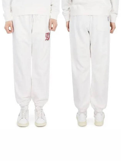 Men's Iconic Logo Track Pants White - AUTRY - BALAAN 2