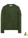 Waffen Patch Wool Knit Top Olive - STONE ISLAND - BALAAN 2