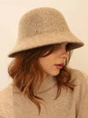 Wool 100 Bucket Hat Beige Brown - DAMAGE MNEMONIC - BALAAN 2