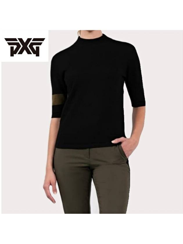 golf wear two-tone mock neck sweaterknit - PXG - BALAAN 1