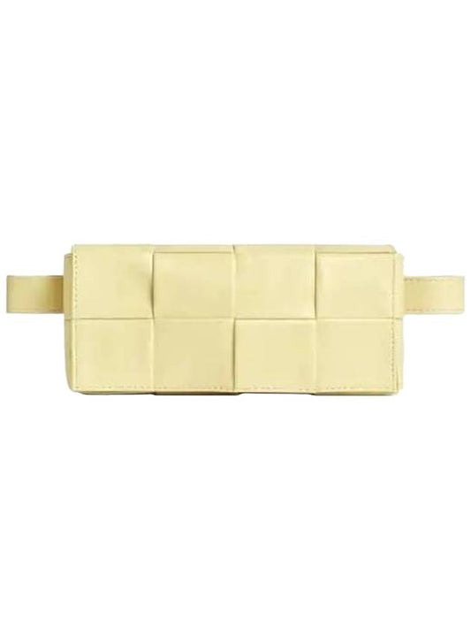 Intrecciato Cassette Mini Belt Bag Ice Cream - BOTTEGA VENETA - BALAAN 1
