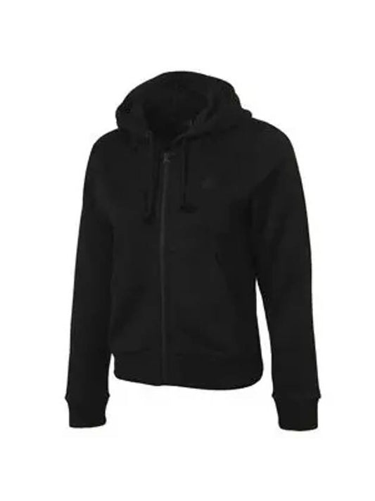 Women All SZN Zip Up Hoodie Black - ADIDAS - BALAAN 2