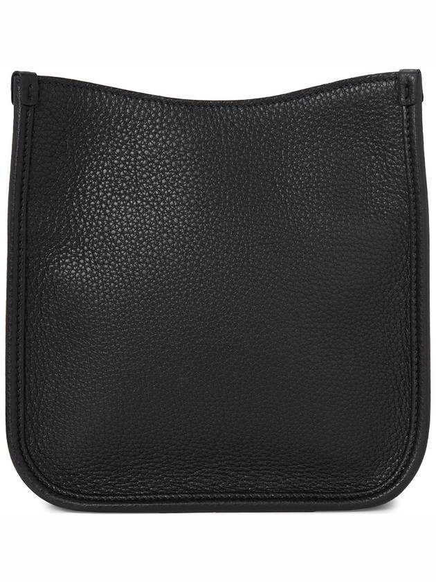 Leather Mini Shoulder Bag Black - PRADA - BALAAN 5