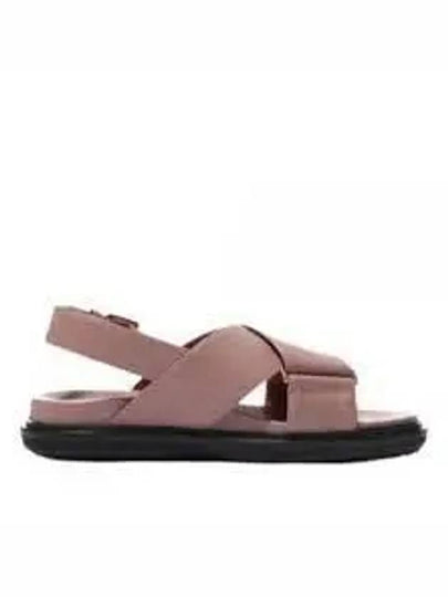 Fussbett Leather Sandals Dessert Beige - MARNI - BALAAN 2