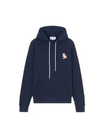 Chillax Fox Patch Classic Hoodie Navy - MAISON KITSUNE - BALAAN 2