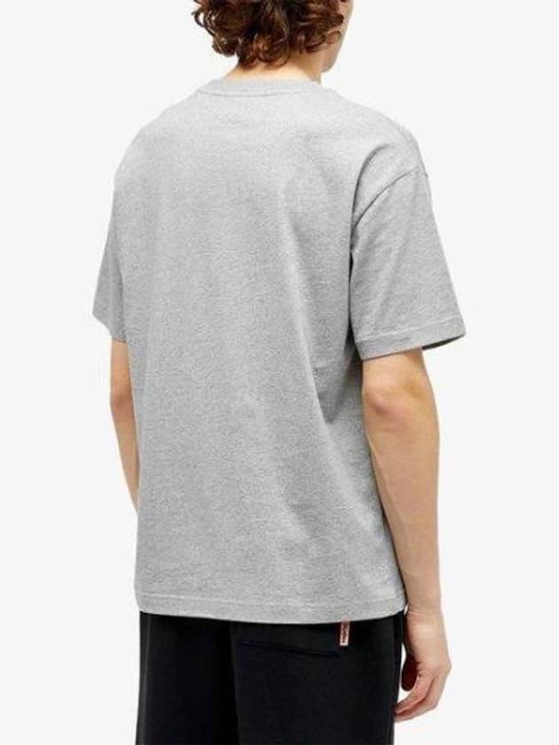 Fire Short Sleeve T-Shirt Grey - A.P.C. - BALAAN 4