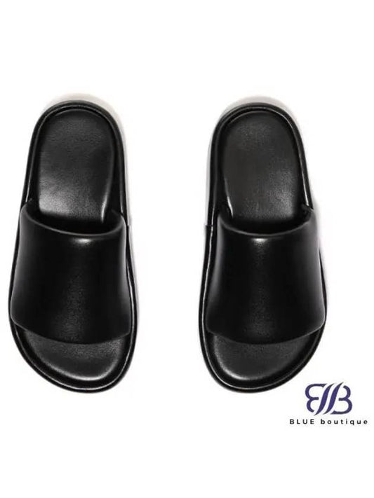 Rise Platform Leather Slippers Black - BALENCIAGA - BALAAN 2