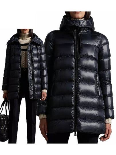 Women's Suyen Long Padding Navy - MONCLER - BALAAN 2