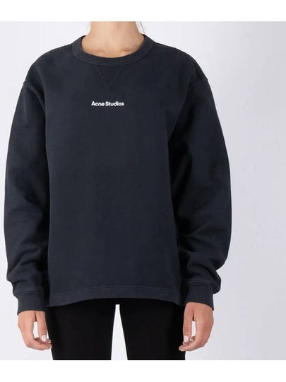 Logo Print Sweatshirt Black - ACNE STUDIOS - BALAAN 2