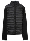 TRICOT Padded Wool Cardigan Black - MONCLER - BALAAN 2