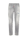 Skater Denim Jeans Grey - DSQUARED2 - BALAAN 2