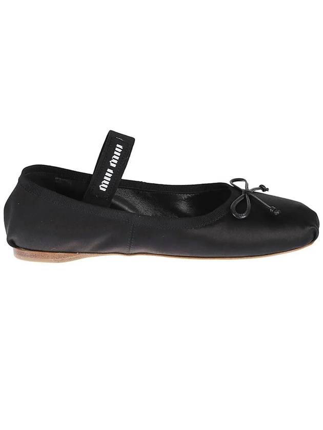 Satin Ballerinas Black - MIU MIU - BALAAN 2