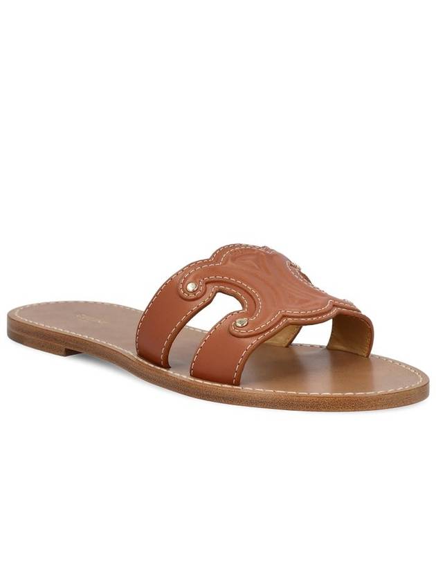 Triomphe Calfskin Mule Tan - CELINE - BALAAN 3