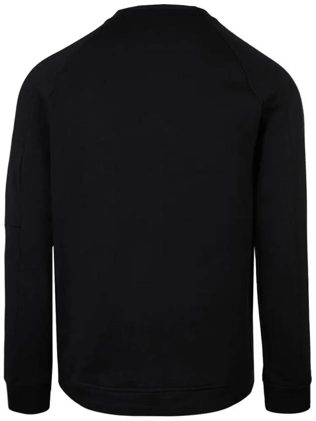 Lens Wappen Crew Neck Sweatshirt Black - CP COMPANY - BALAAN 4