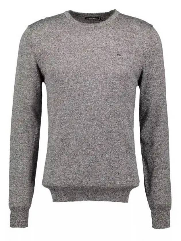 LYLE MERINO CREW NECK SWEATER FMKW10086 9992 Men's Lyle Merino Crew Neck Sweater - J.LINDEBERG - BALAAN 2