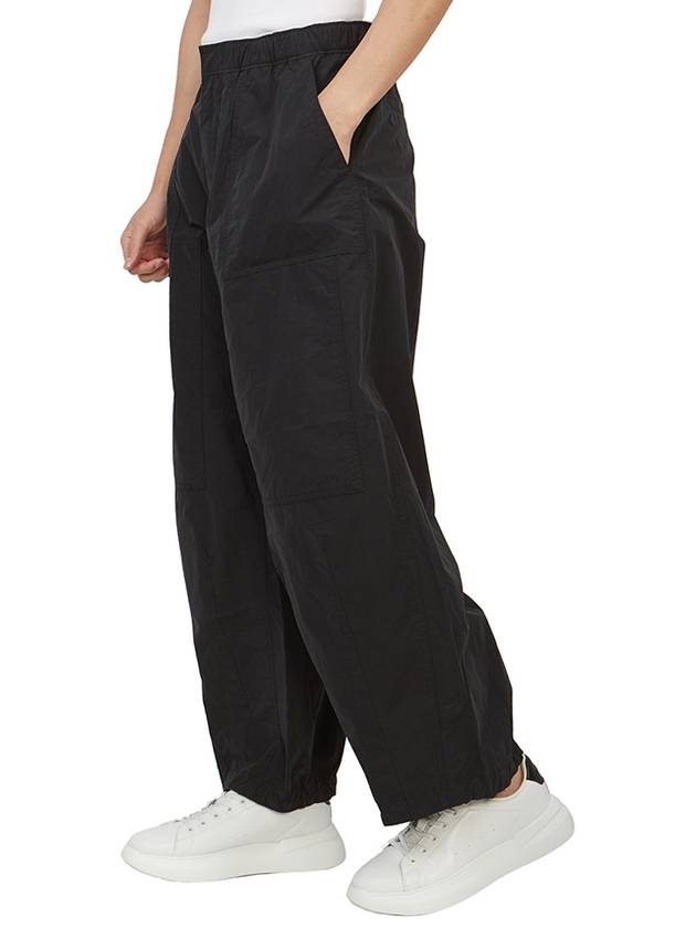 Men's Drawstring Cotton Wide Pants Black - TEN C - BALAAN 6