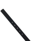 Gancini Buckle Leather Belt Black - SALVATORE FERRAGAMO - BALAAN 10