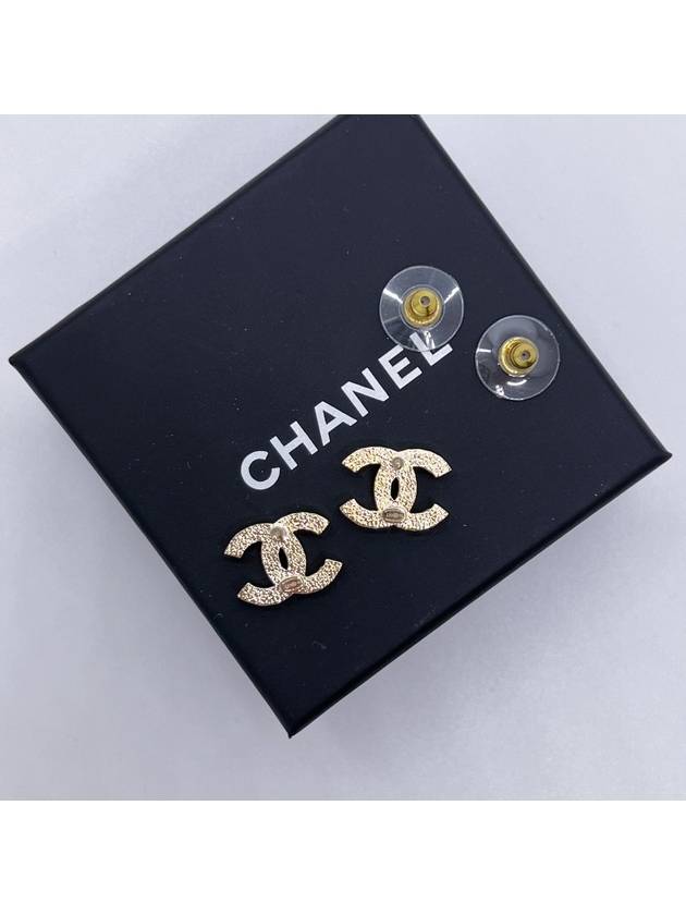 Earrings CC logo pearl crystal gold ABB771 - CHANEL - BALAAN 6