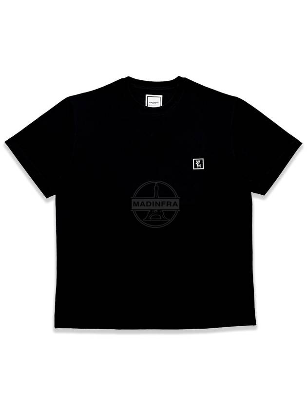 Cotton Back Logo T-Shirt Black - WOOYOUNGMI - BALAAN 3