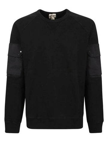 Felpa Crew Neck Sweatshirt Black - TEN C - BALAAN 1