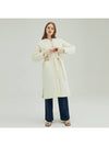 SAILOR COLLAR QUILTED COATCREAM - OPENING SUNSHINE - BALAAN 5