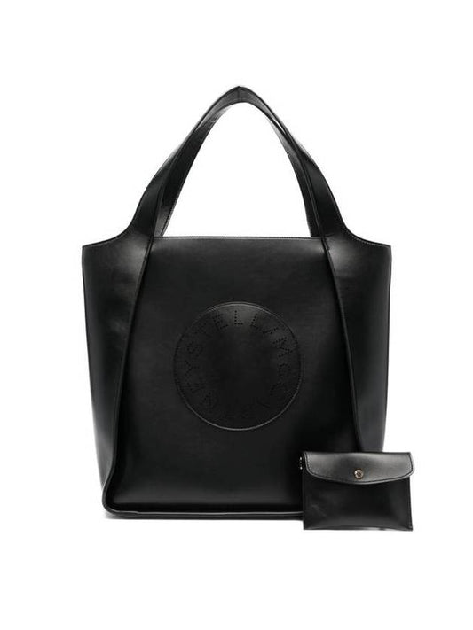 logo tote bag black - STELLA MCCARTNEY - BALAAN.