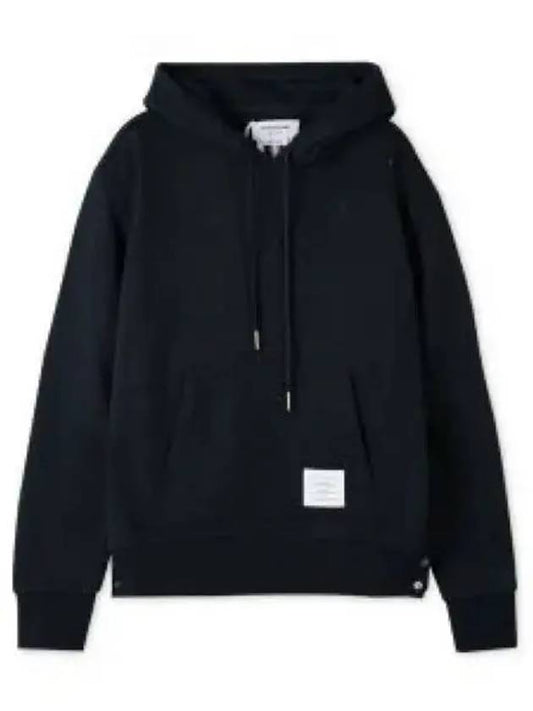 Men's Center Back Stripe Logo Patch Hoodie Navy - THOM BROWNE - BALAAN 2