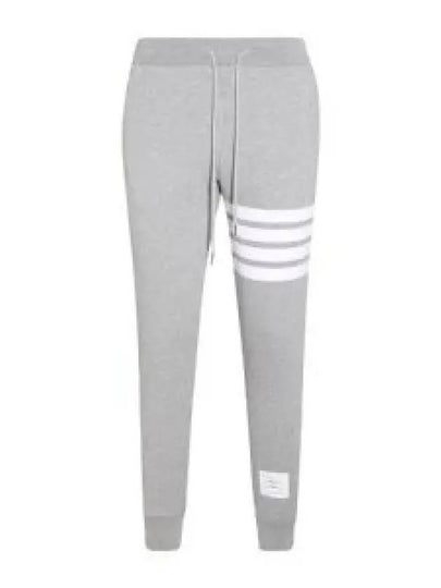 Women's Engineer 4 Bar Cotton Loopback Knit Track Pants Grey - THOM BROWNE - BALAAN 2