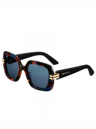 CDIRS2IXR 28B0 Black Orange Blue Square Sunglasses - DIOR - BALAAN 2