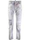 Washing Skater Jeans Grey - DSQUARED2 - BALAAN 3