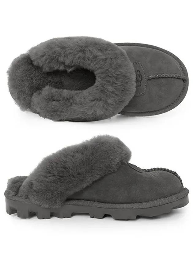 Women's Coquette Slippers Dark Grey - UGG - BALAAN 2