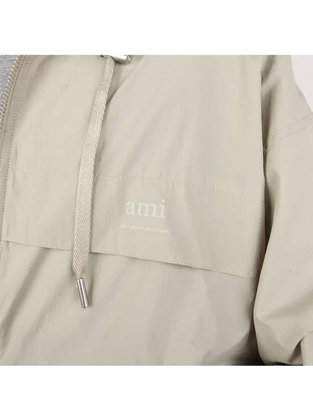 Alexandre Mattiussi Zipper Windbreaker Sage - AMI - BALAAN 4