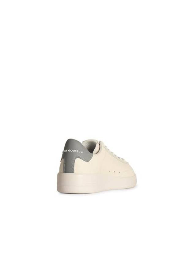 Pure Star Leather Low Top Sneakers White - GOLDEN GOOSE - BALAAN 4