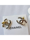 CC logo crystal earrings champagne gold ABB798 - CHANEL - BALAAN 9