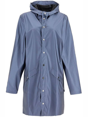 unisex long rain jacket - RAINS - BALAAN 1