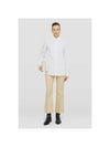 Slim Fit Cotton Shirt White - JIL SANDER - BALAAN 3