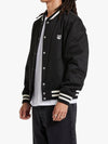 Cotton Satin Teddy Jacket Black - MAISON KITSUNE - BALAAN 4